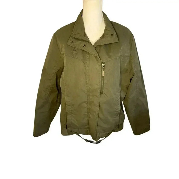 Vintage Woolrich Women’s Large Green Belted Jacket‎ - Picture 1 of 6